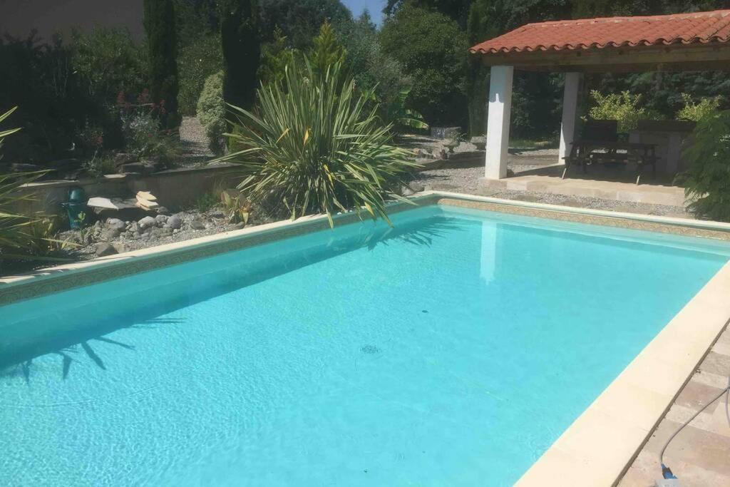 Peaceful 3 Bedroom 8 Person Ground Floor Apartment With Large Private Heated Pool La Digne-d'Amont Exterior foto